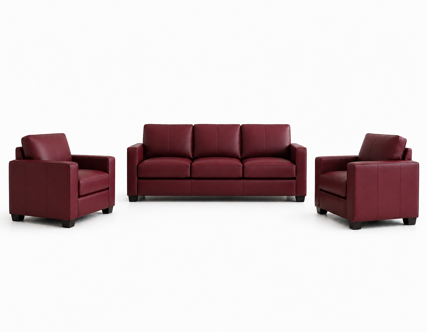 Premium 3+1+1 Leather Sofa view 5
